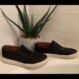 Steve Madden Black Slip On Sneakers